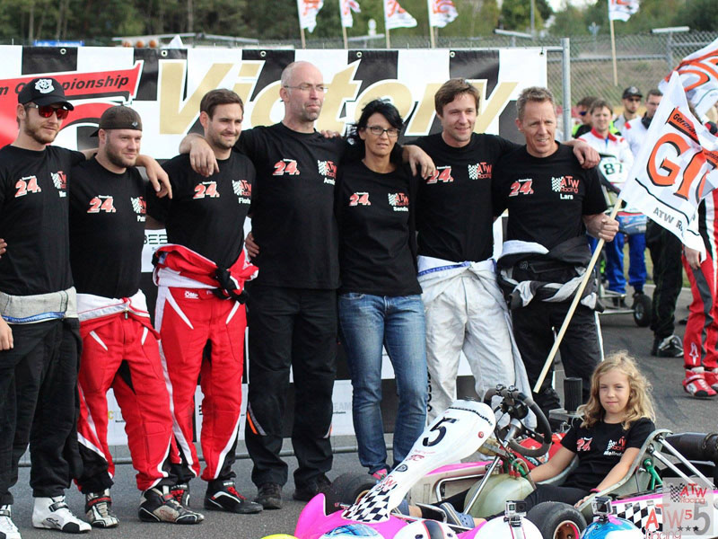 Das ATW Racing Team war immer an der Spitze zu finden